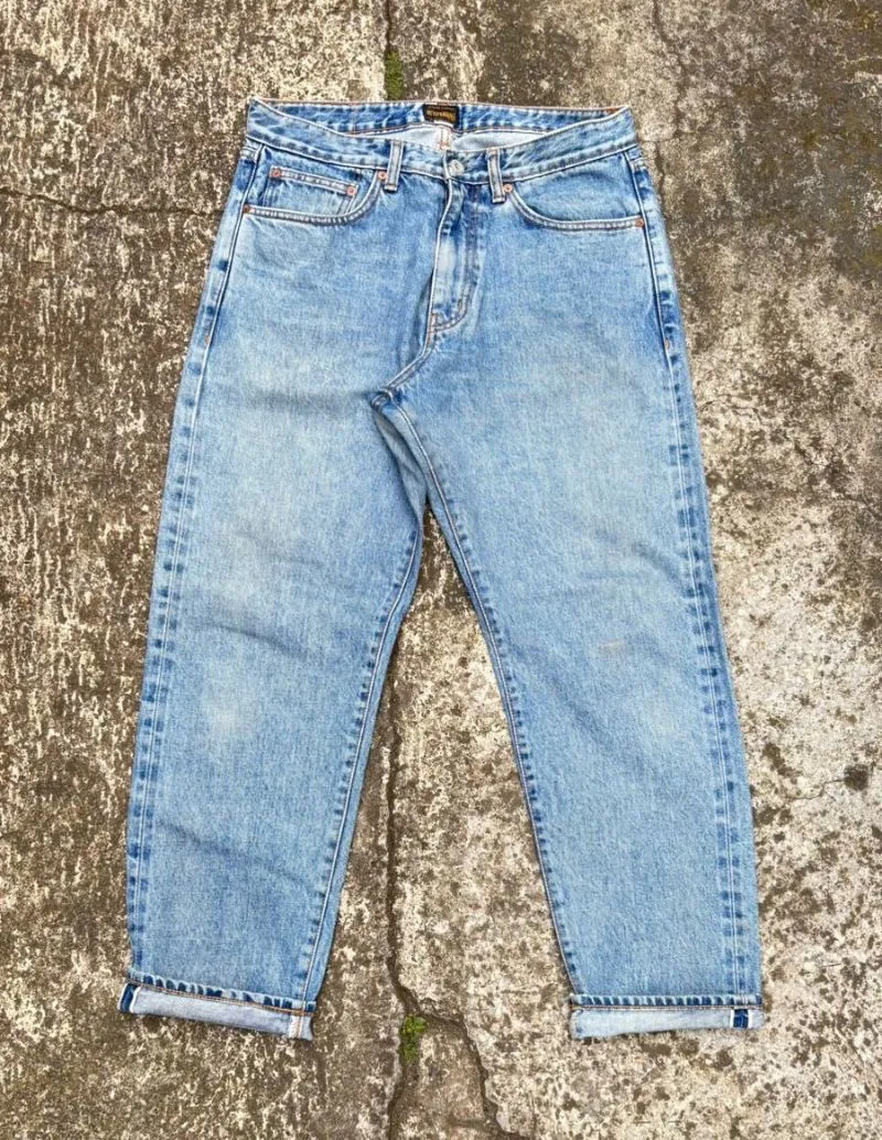 Outstanding & Co Selvedge Light Wash Denim Size 32 photo 1