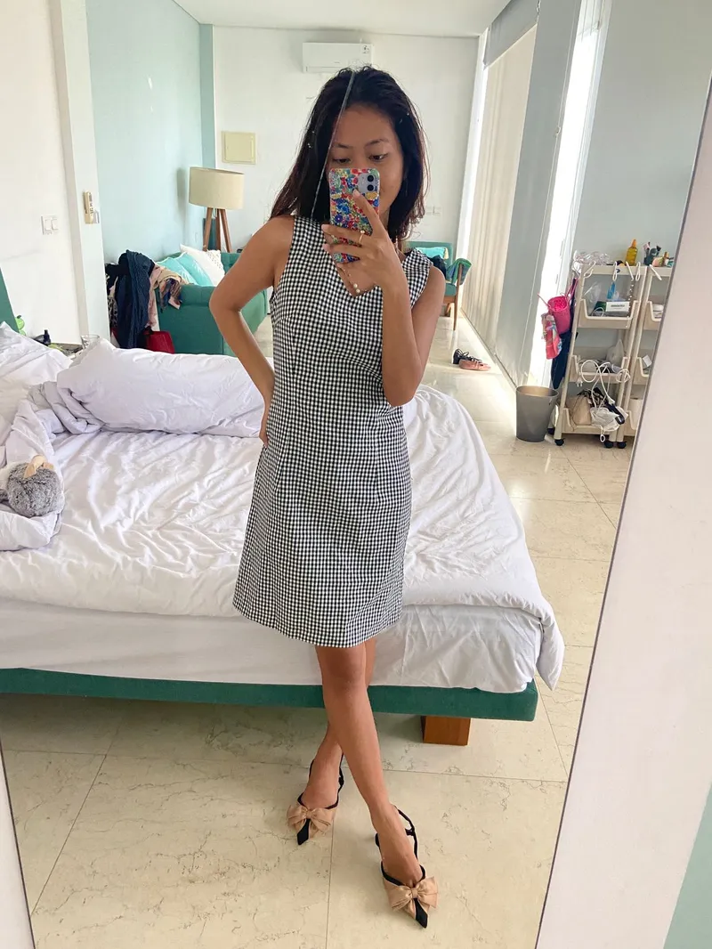 Minimalist Casual Going out dress Wanita black photo 1