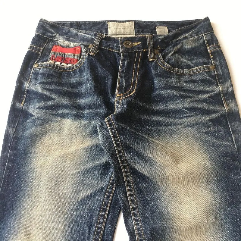 【LOLITA】AUTHENTIC DENIM SIZE29 Lolita Jeans Size 29 Fits W32xl22.5 Japanese Workwear