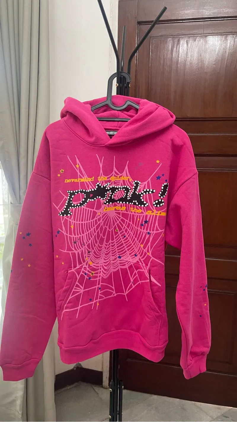 Sp5der P*nk Hoodie photo 1