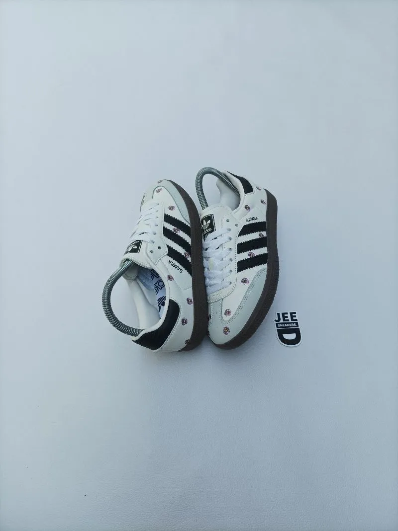 Adidas Samba Og White Floral Embroidery photo 1