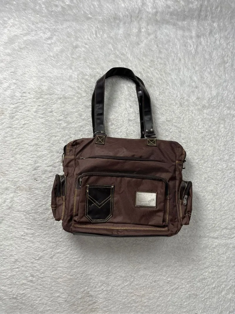 Brown esprit vtg totebag photo 1