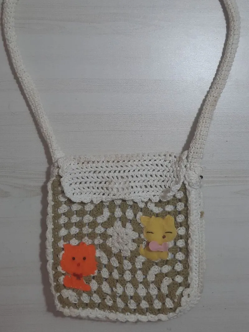 LAST CALL Tas Rajut Lucu Coquette knitted by my grandma ^^ photo 1