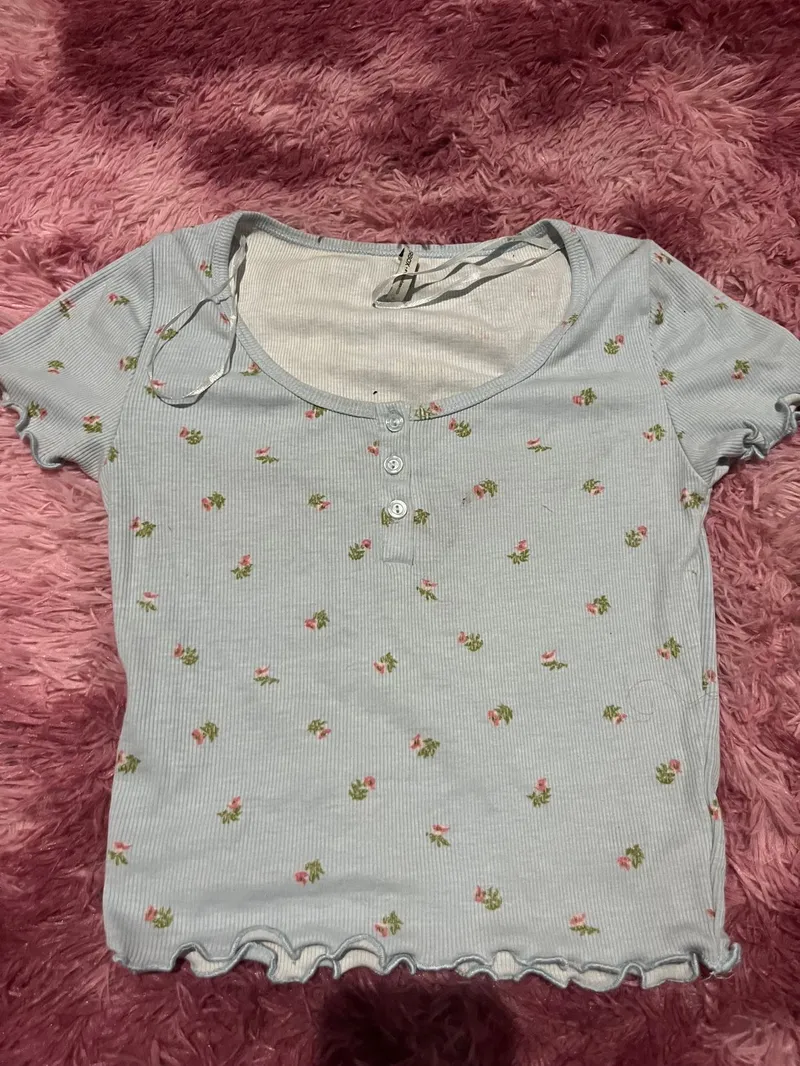 COLORBOX Coquette Crop top Wanita blue photo 1