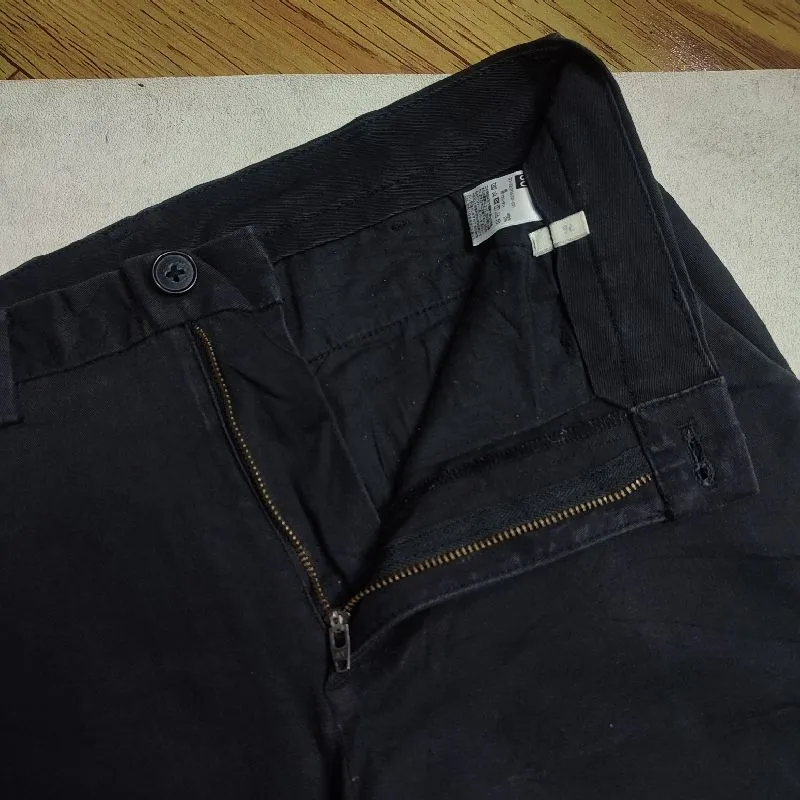 Global Uniqlo Chino Pants Black Stretch Materials photo 1
