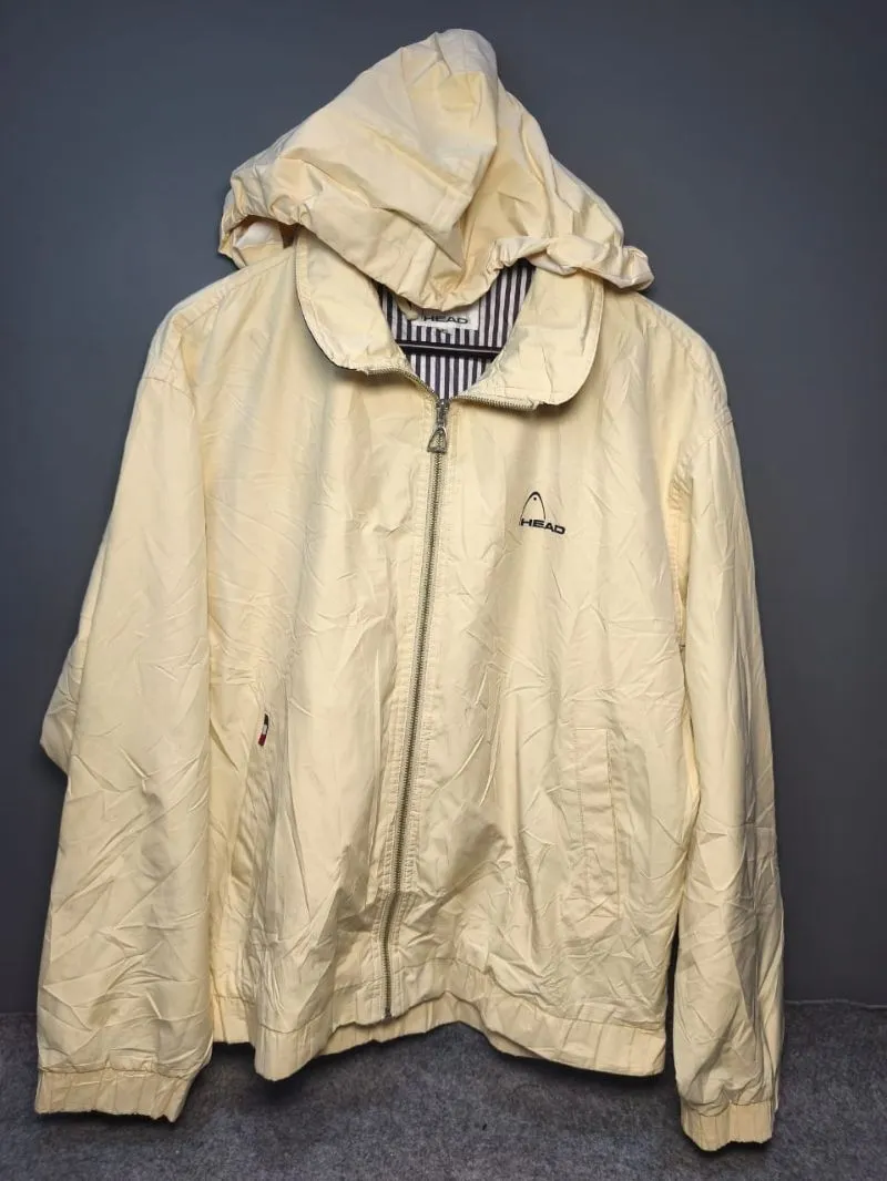 Jaket Hoodie Head Neo Classic Vintage Kuning Gading Unisex photo 1