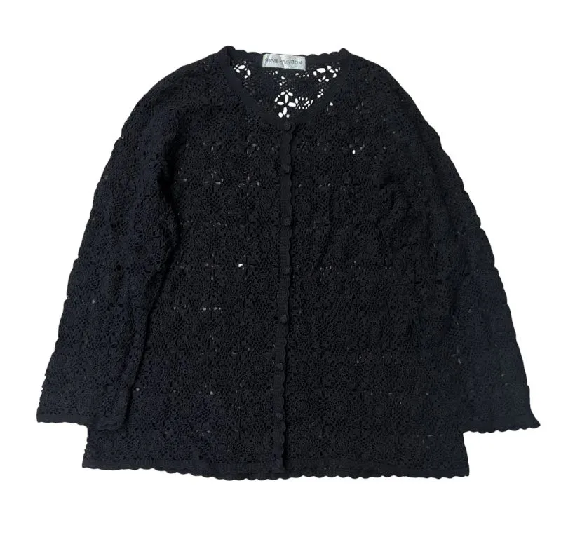 Crochet cardigan rajut laces unisex photo 1