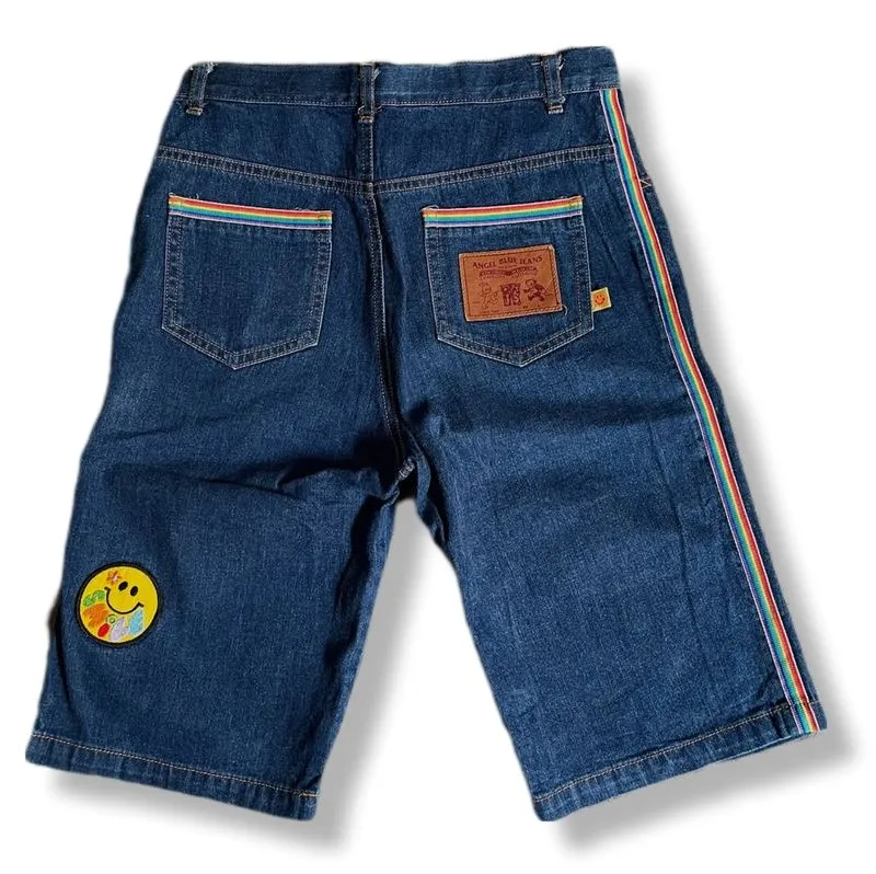 ANGEL BLUE DENIM JEANS SHORT PANTS | CELANA PENDEK | JSNG 12 photo 1