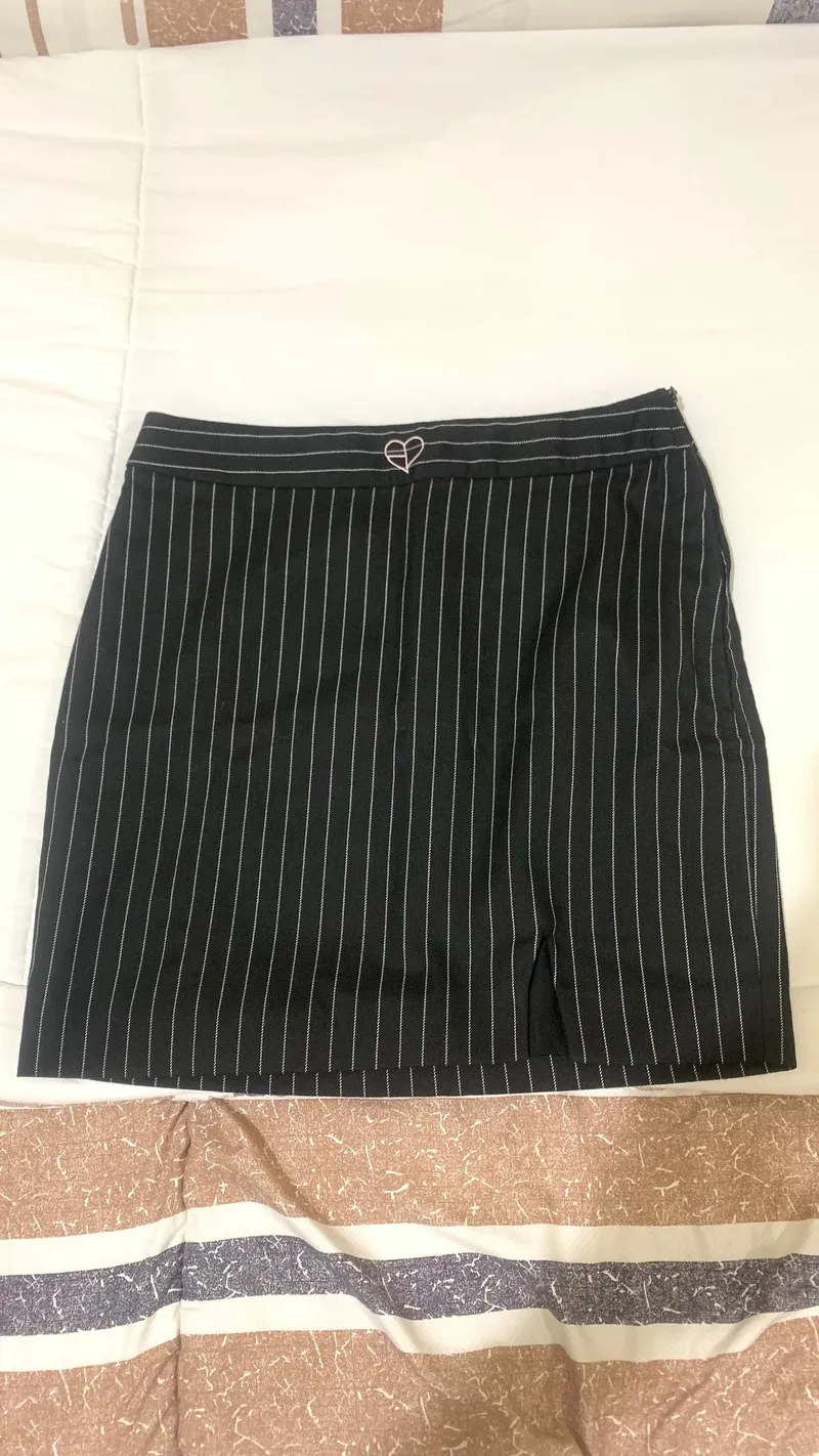 H&M Casual Mini skirt Wanita black photo 1
