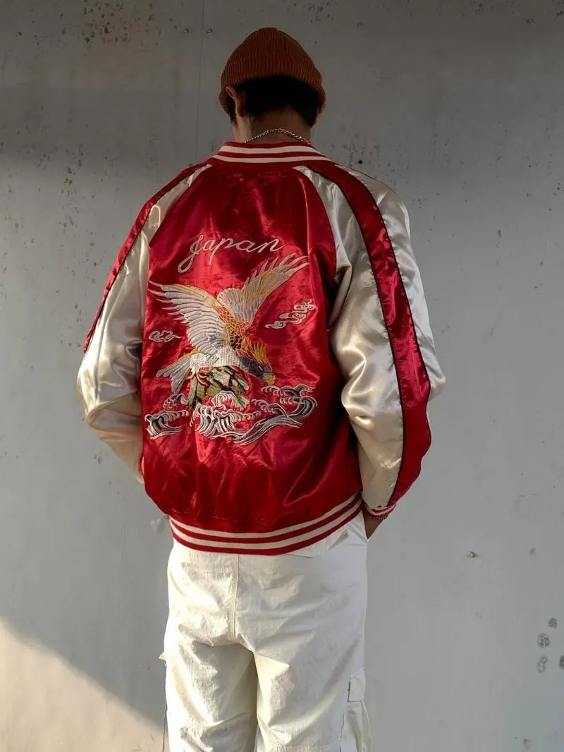 Japanese brand Streetwear Jumper Pria silver red photo 1