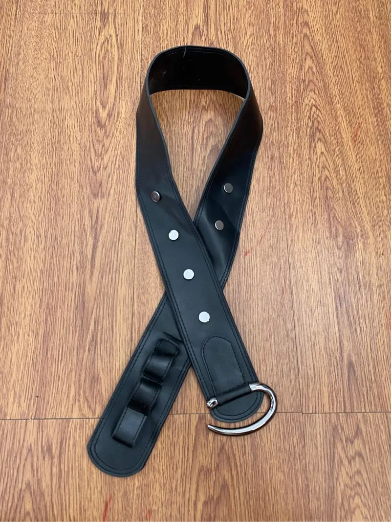 Y2K studded Faux Leather Belt  photo 1