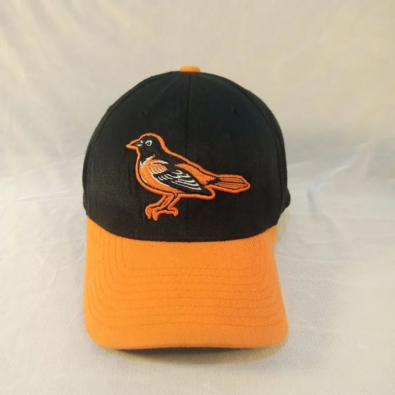 MLB Vintage Sportswear Hat Pria black orange photo 1