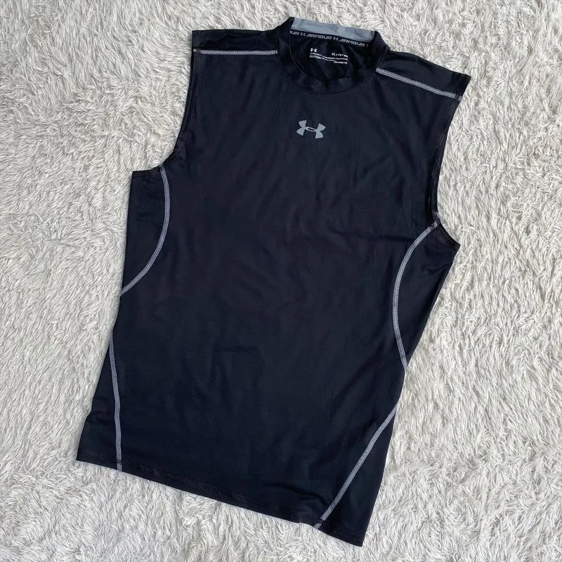 Under Armour Tank Top T Shirt Baju Kaos Singlet Olahraga Preloved