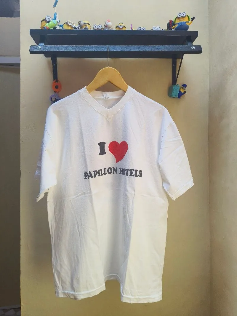 Kaos promo tee papillon hotels 90's  photo 1