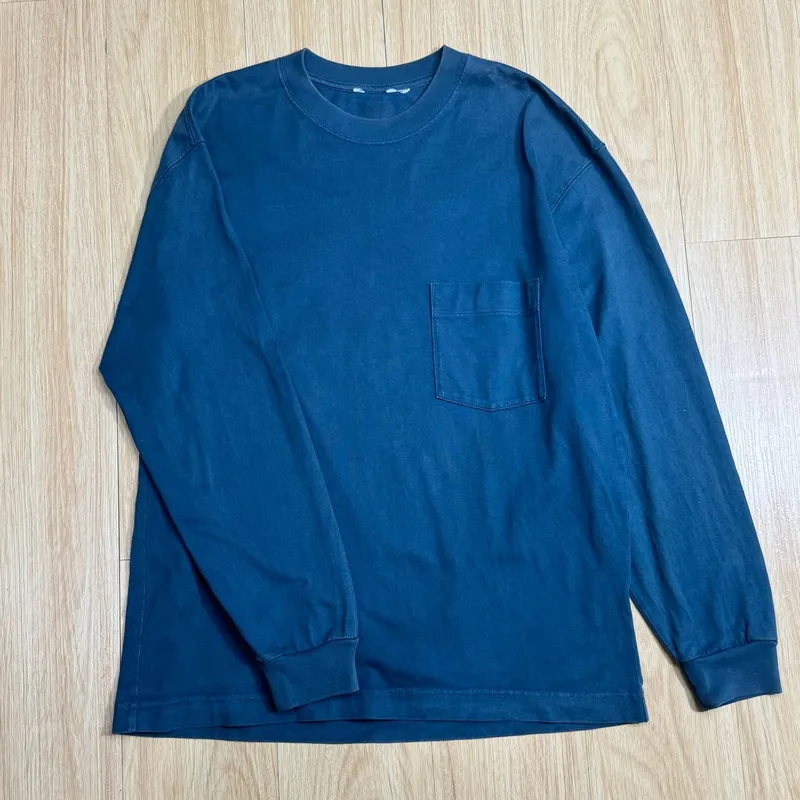 Streetwear Casual T-shirt Pria green blue photo 1
