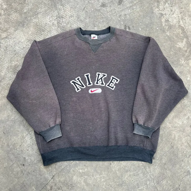 Nike Vintage Y2K Sweater Pria gray photo 1