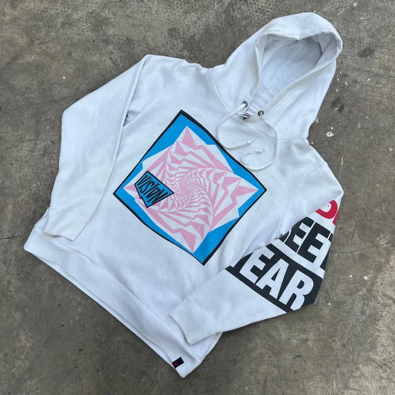 Boys Hoodie Neon Riot Waves Hoodie Vision Street Wear Vintage