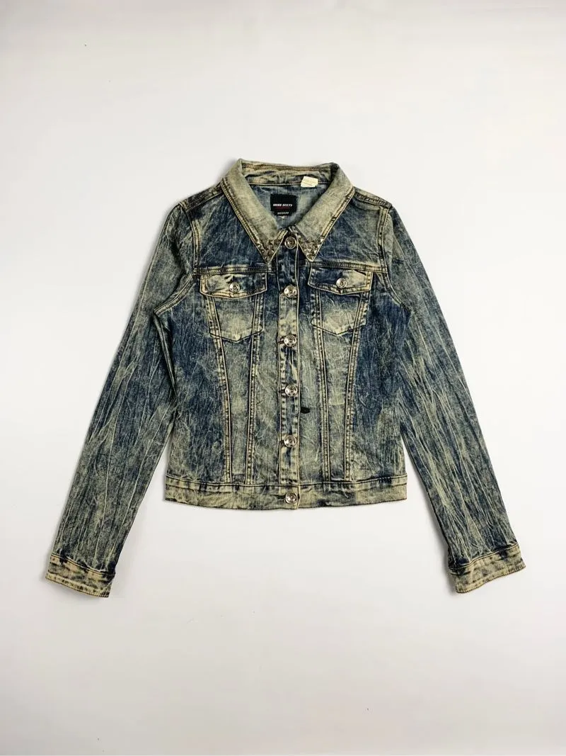 Y2k Miss Sixty Jeans Jacket With Spike Made In Italy photo 1