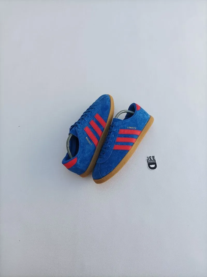 Adidas London Monopoly Blue Red Preloved