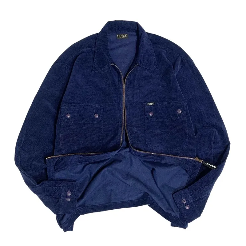 Guess Vintage Y2K Casual shirt Pria navy photo 1