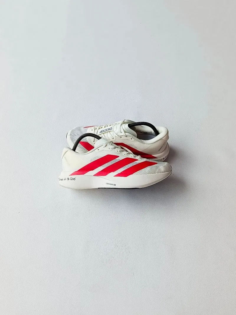 Adidas Adizero Evo SL Off White Red "To Run Is To Live" photo 1