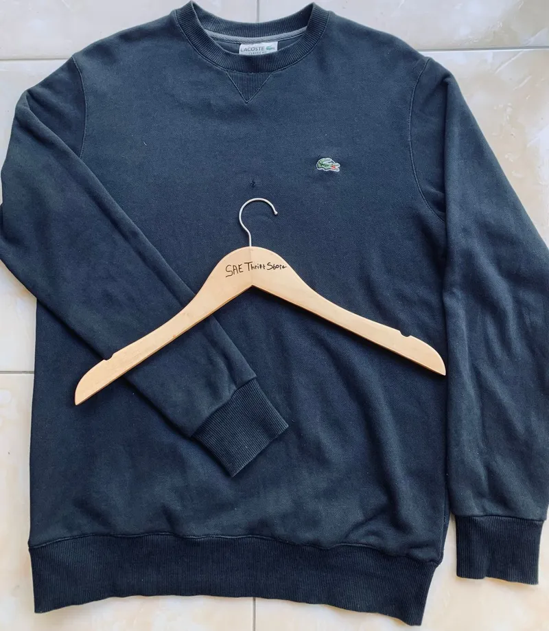 Lacoste Streetwear Sweater Pria black photo 1