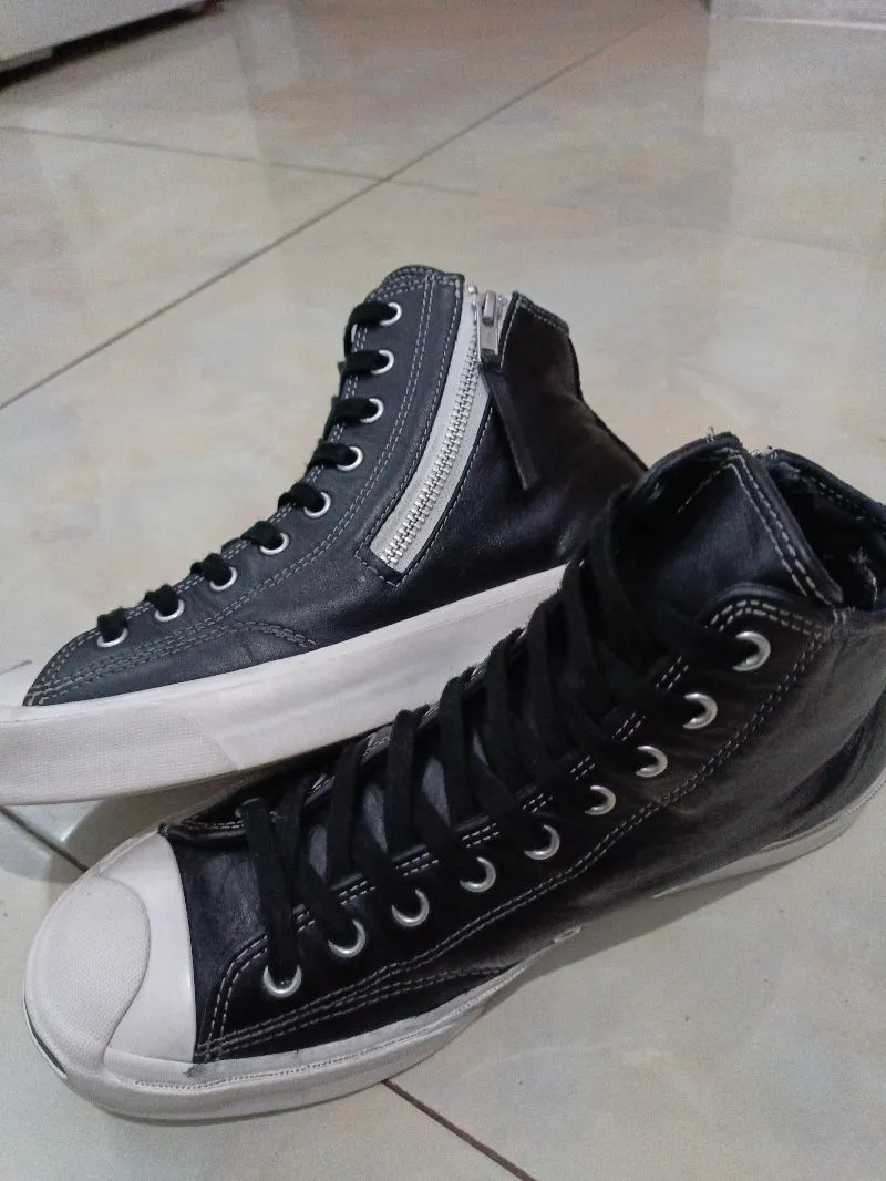 Sepatu Converse Original Converse High Top Zipper Converse Jack