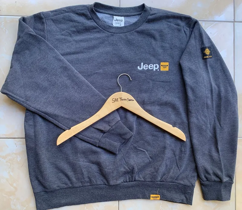Jeep Streetwear Sweater Pria gray photo 1