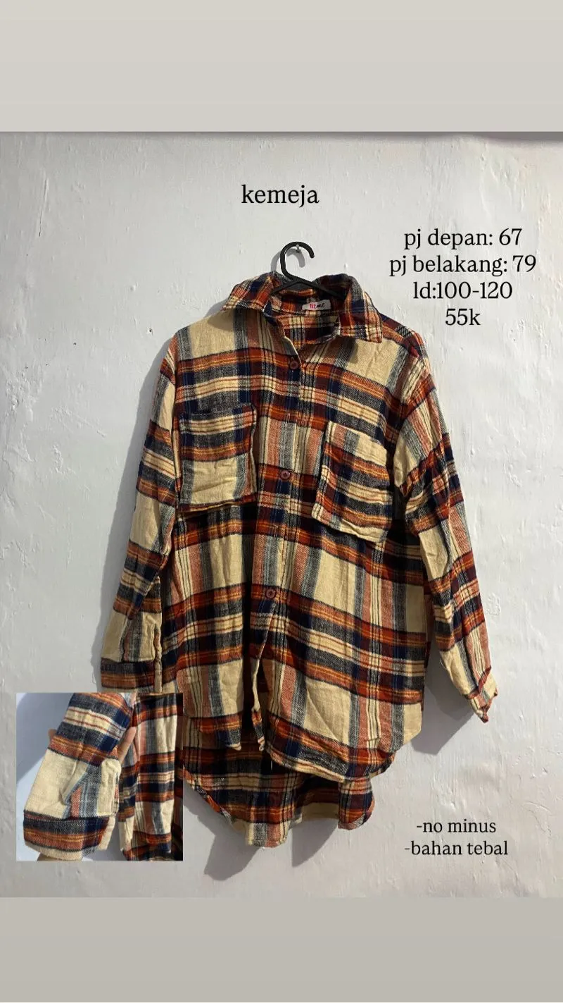 kemeja flanel photo 1