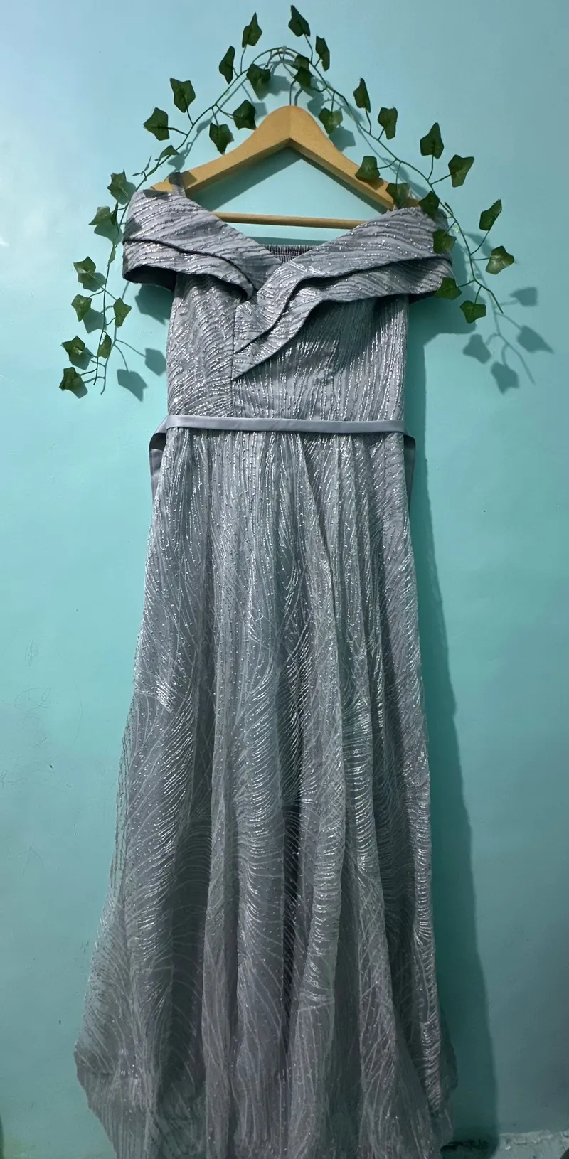 Luxury Evening dress Wanita gray photo 1