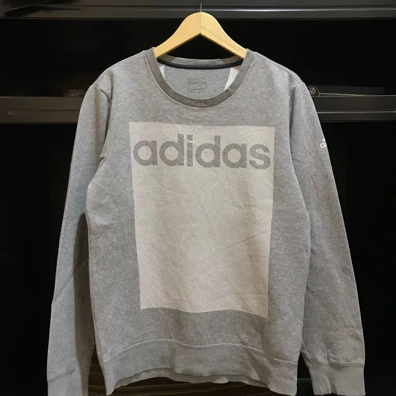Crew Neck Essentials Sweatshirt Adidas Men's Sweatshirts Adidas