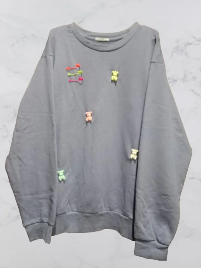 Casual Sweater Wanita blue photo 1