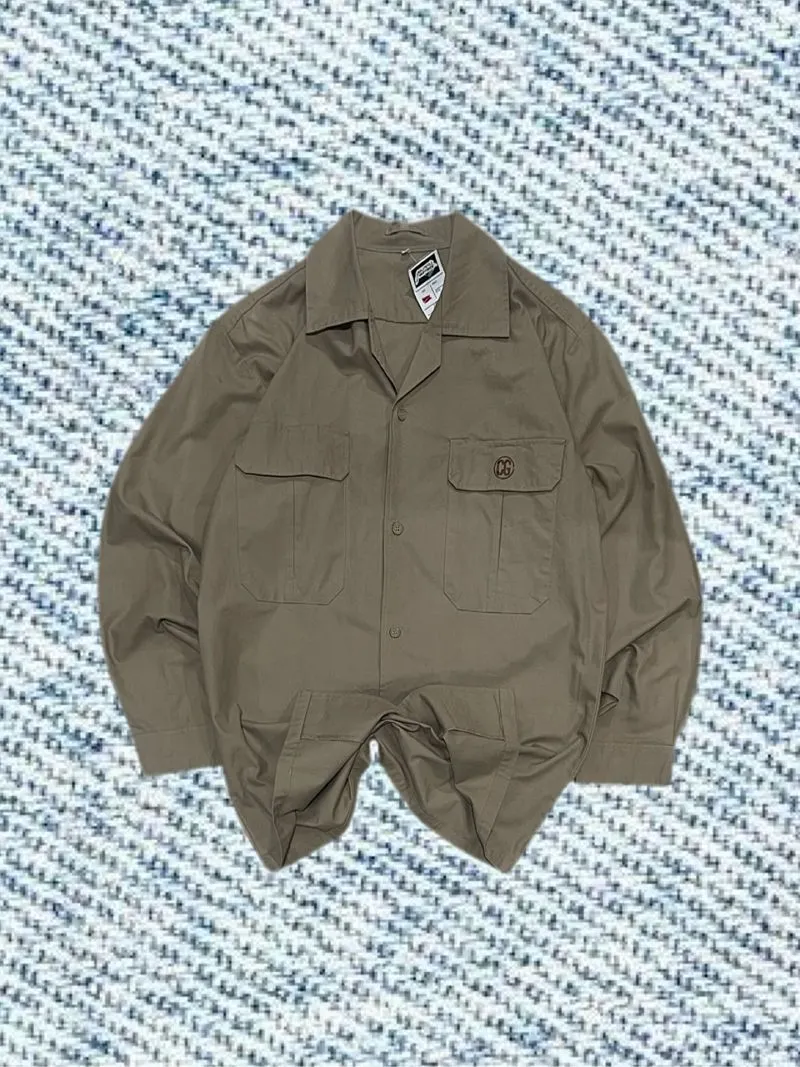CG Japanese Brand Khaki Workawear Overshirt L/S photo 1