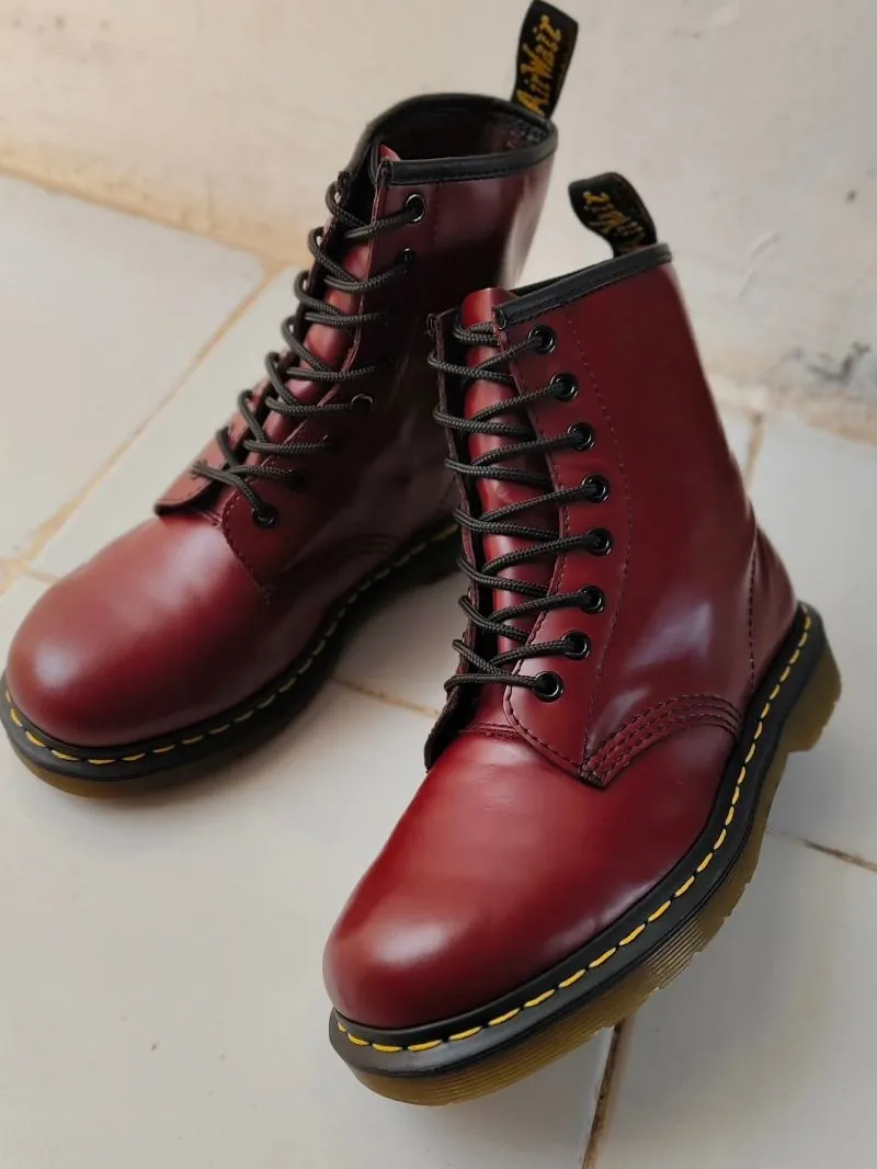 Cherry Red Borse Doctor Martens Martens 1460 Pull And Bear Dr
