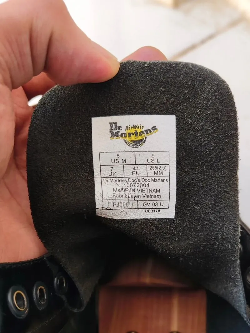 Dr martens 1460 black smooth size 41 original docmart