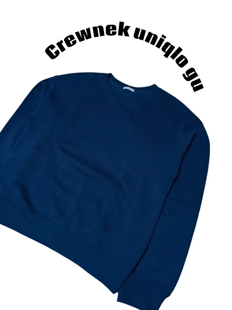 Crewnek Uniqlo GU Biru Dongker  photo 1