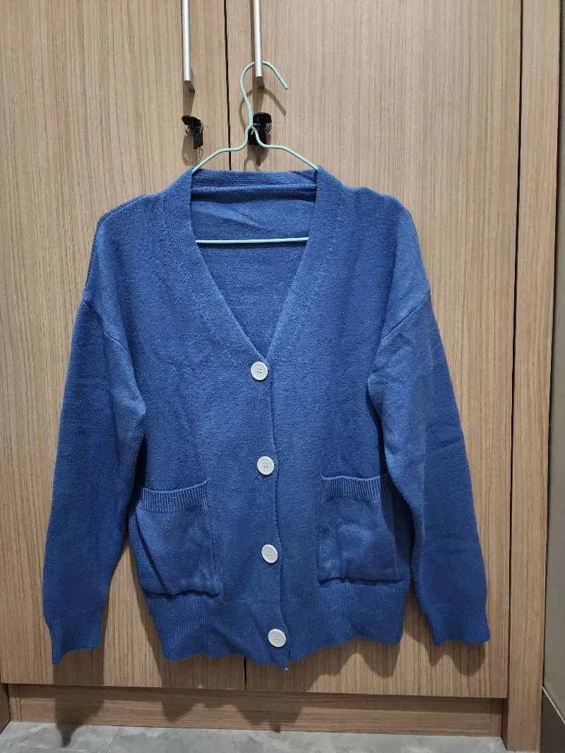 Sweater Cardigan blue photo 1