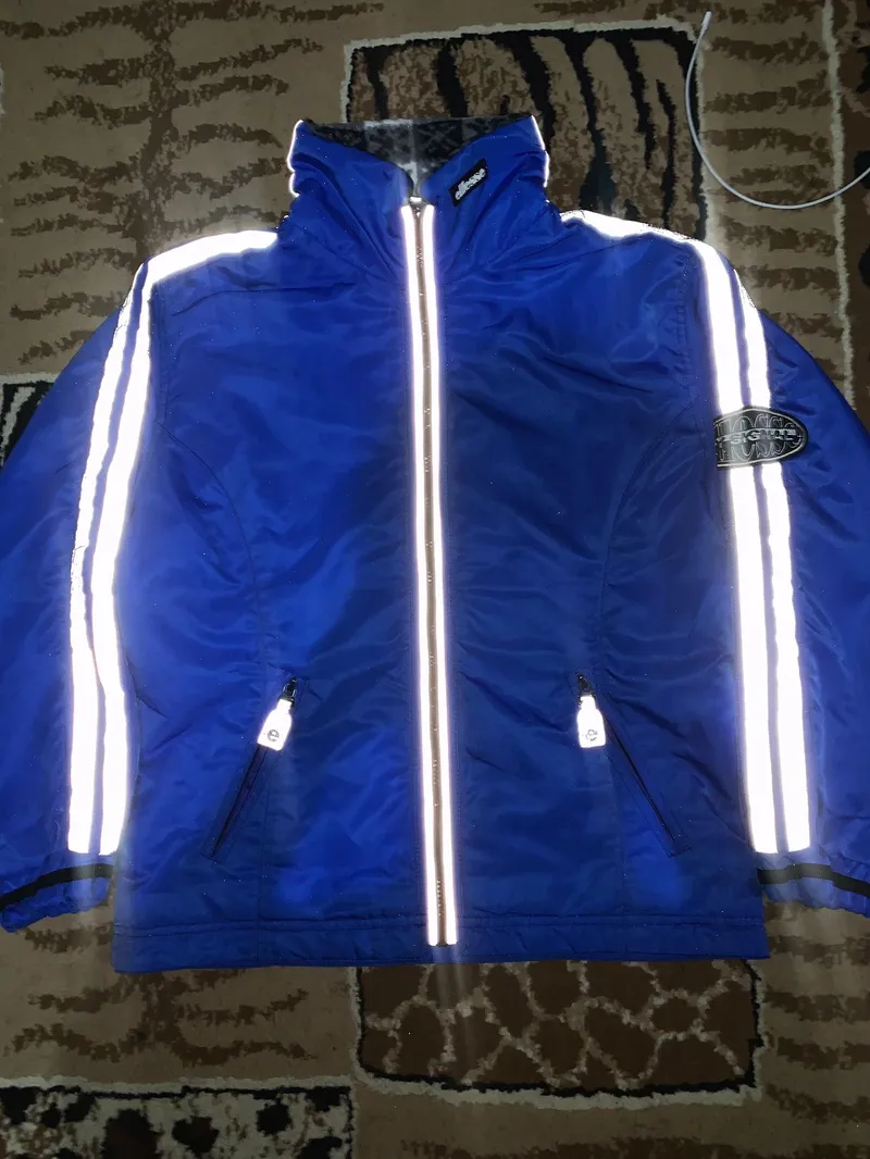 Ellesse Vintage Bomber jacket Pria white blue photo 1