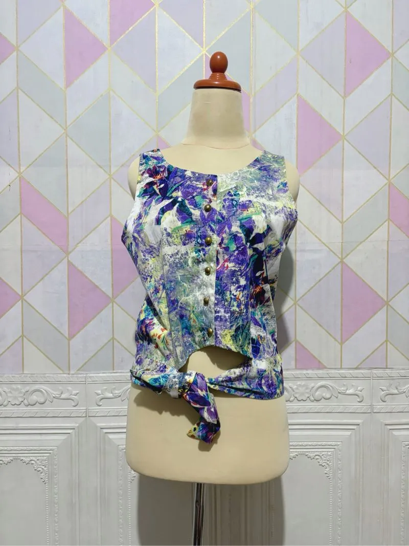 floral tank top photo 1