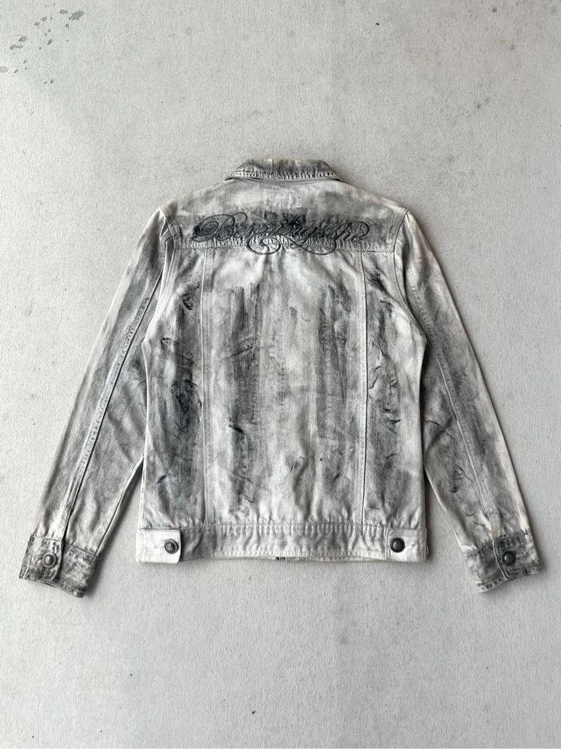 Bernings Sho black label y2k style trucker jeans jacket photo 1