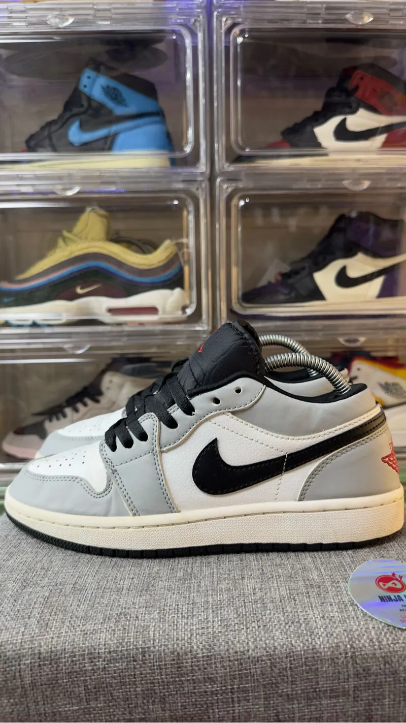 AIR JORDAN 1 LOW LIGHT SMOKE GREY photo 1
