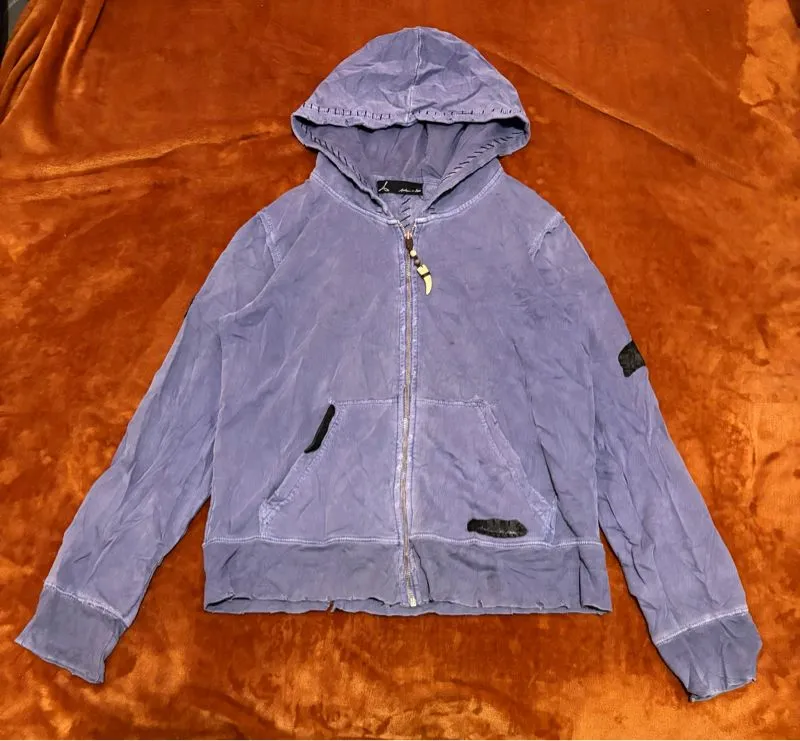 ARTISAN DE LUXE distressed Zip Hoodie photo 1