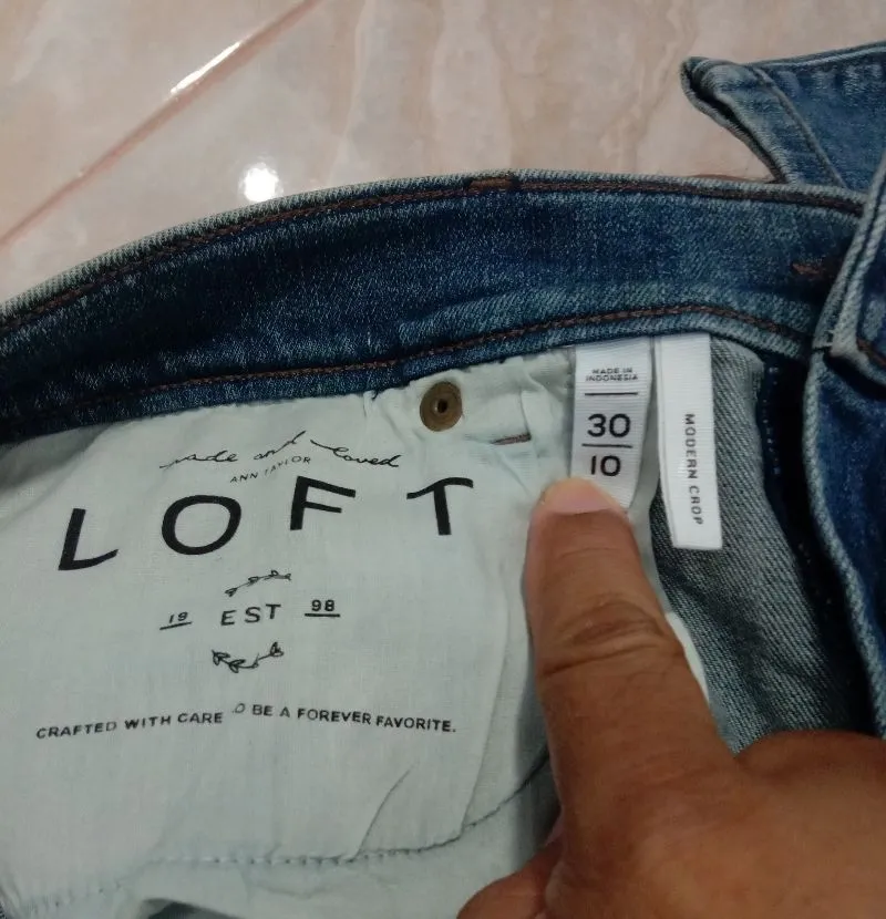 Celana Jeans Wanita Merk Loft Preloved