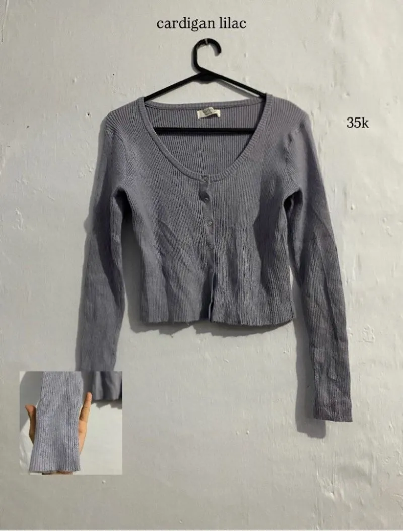 cardigan lilac lidi photo 1