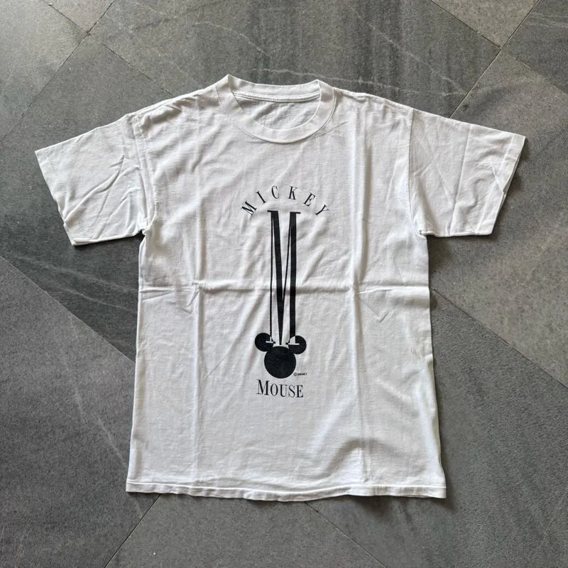 Kaos Disney mickey vintage single stitch white 90s photo 1
