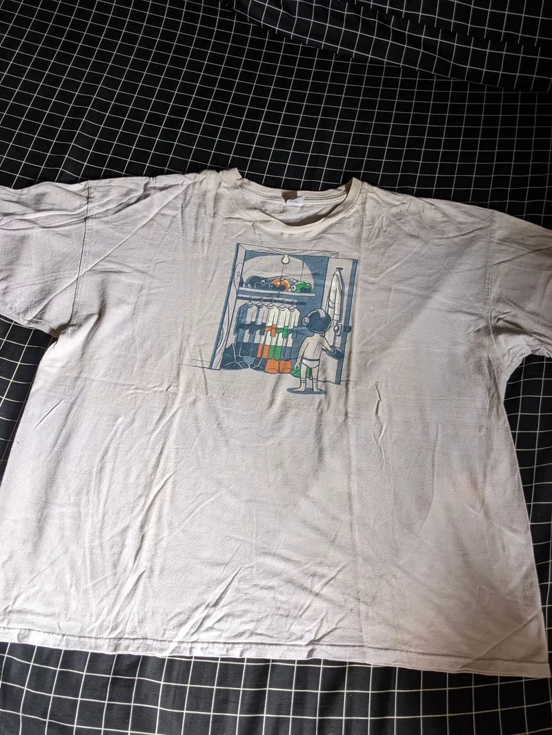 Streetwear Casual T-shirt Pria gray photo 1