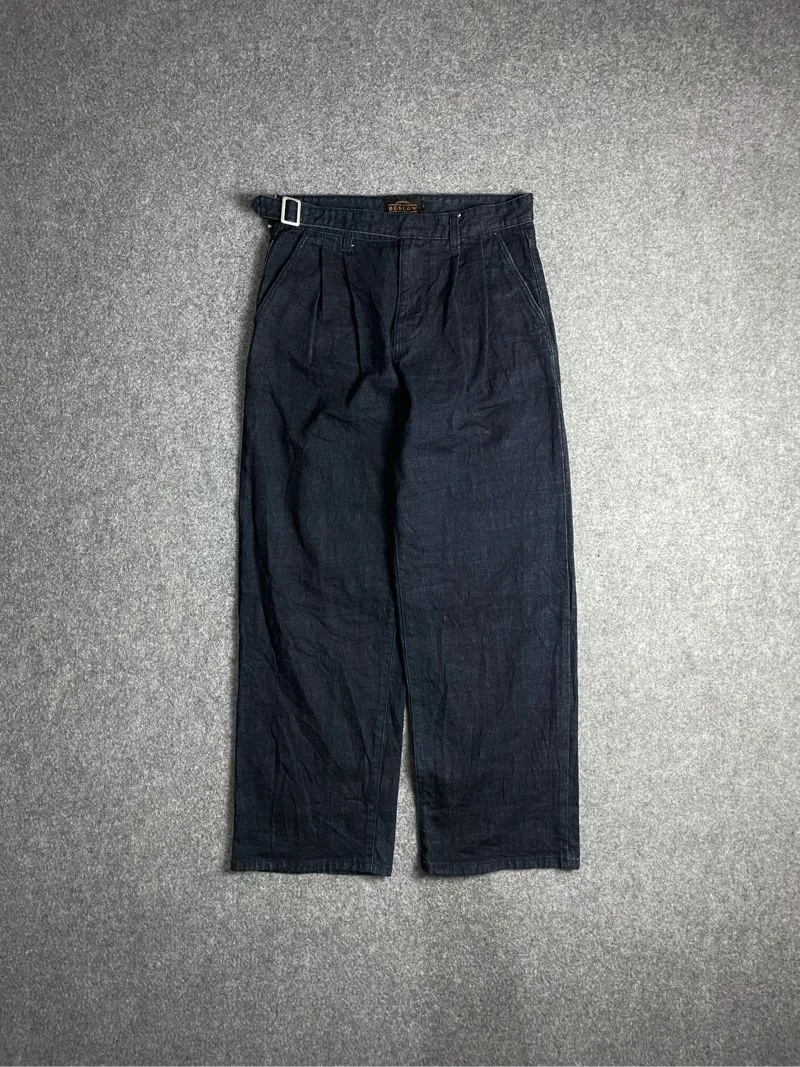 BESLOW GURKHA DENIM SELVEDGE  INDIGO BLUE photo 1