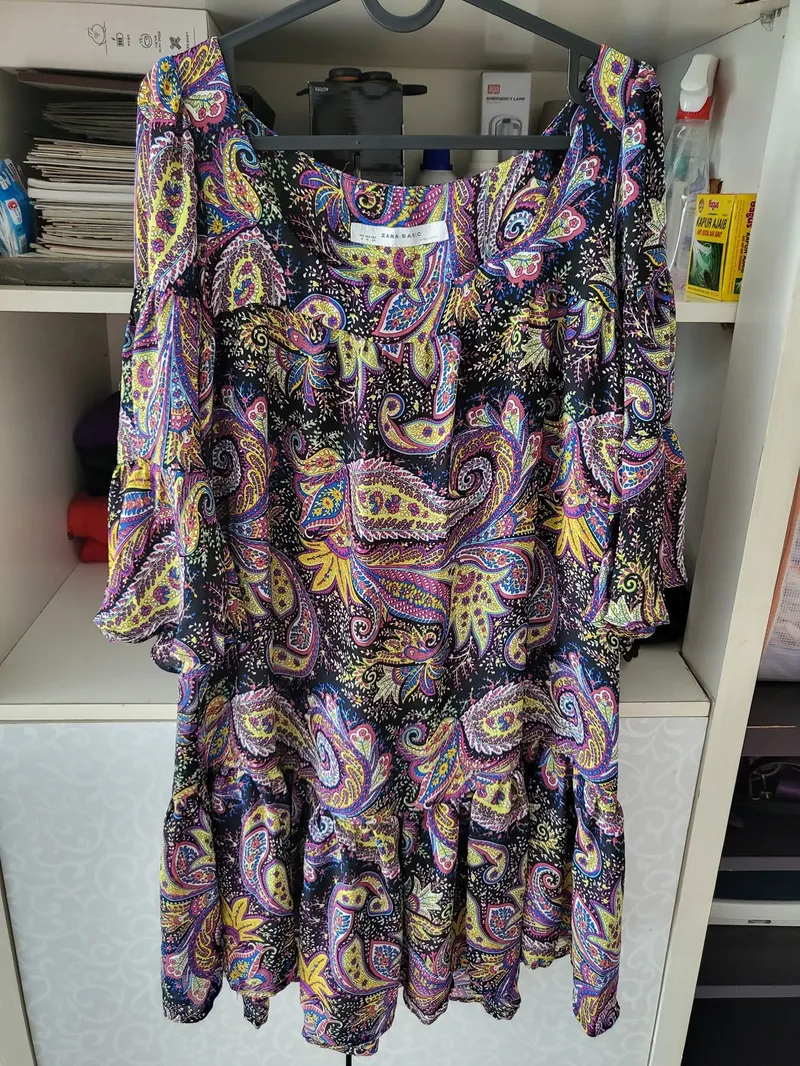 ZARA Fairy Indie Summer dress Wanita multicolor photo 1