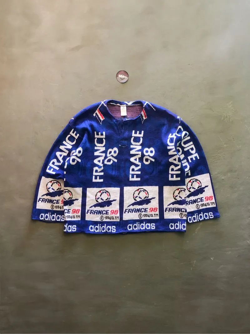France 98 Knit – Reworked Adidas Blanket  photo 1