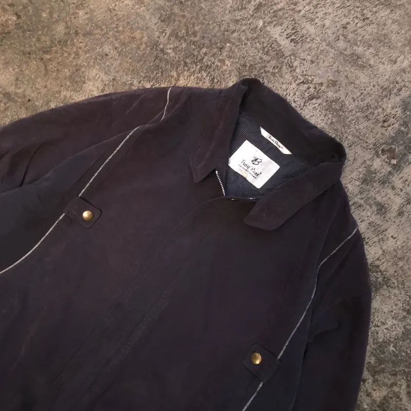 Vintage Streetwear Bomber jacket Pria black photo 1